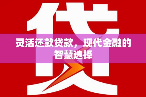 莱西灵活还款贷款，现代金融的智慧选择
