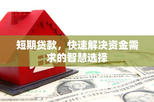 苏家屯短期贷款，快速解决资金需求的智慧选择