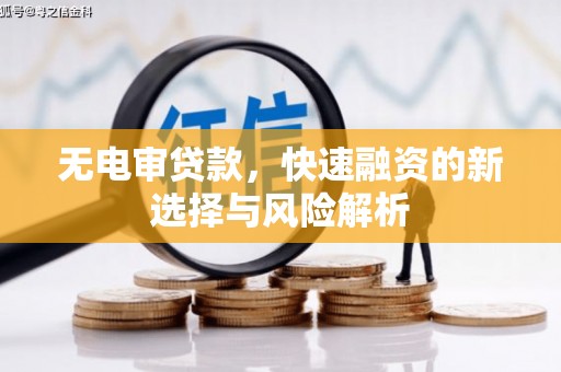 环江无电审贷款，快速融资的新选择与风险解析
