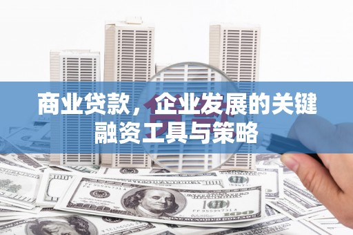 永州商业贷款，企业发展的关键融资工具与策略