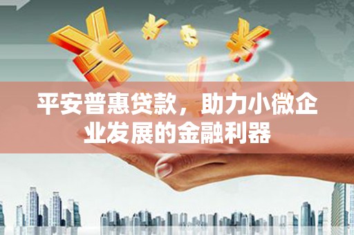 资兴平安普惠贷款，助力小微企业发展的金融利器