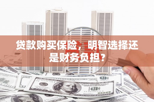中正贷款购买保险，明智选择还是财务负担？