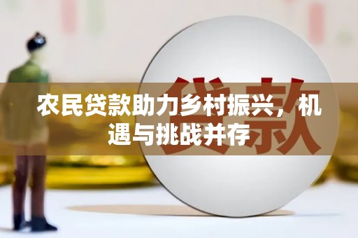 永善农民贷款助力乡村振兴，机遇与挑战并存