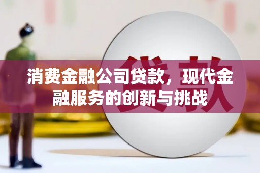 大观消费金融公司贷款，现代金融服务的创新与挑战