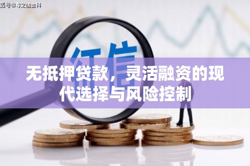 吴忠无抵押贷款，灵活融资的现代选择与风险控制