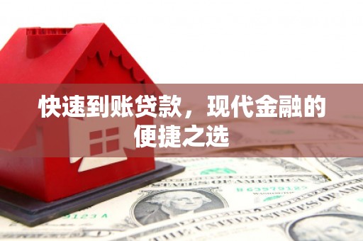 土默特左旗快速到账贷款，现代金融的便捷之选