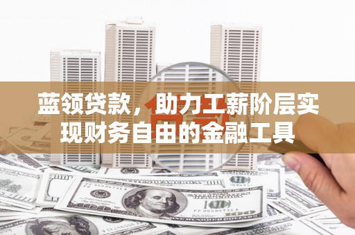 港南蓝领贷款，助力工薪阶层实现财务自由的金融工具