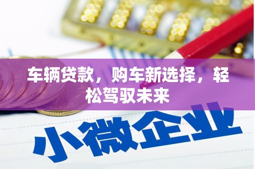 代县车辆贷款，购车新选择，轻松驾驭未来