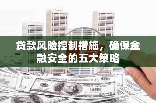 原州贷款风险控制措施，确保金融安全的五大策略