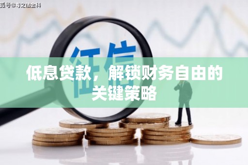 行唐低息贷款，解锁财务自由的关键策略