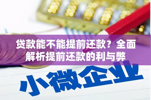 伽师贷款能不能提前还款？全面解析提前还款的利与弊