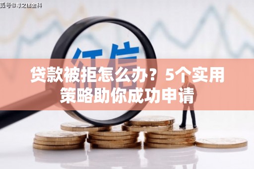 绥滨贷款被拒怎么办？5个实用策略助你成功申请